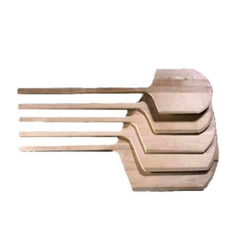 4216 American Metalcraft 16" x 17" Wood Pizza Peel-American Metalcraft
