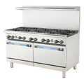 TAR-10 Turbo Air 60" 10-Burner Gas Range w/ (2) Ovens-Turbo Air