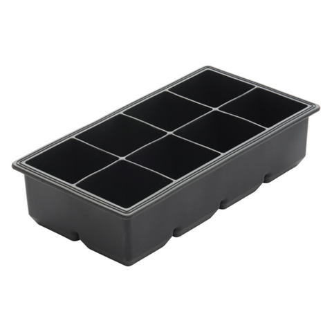 ICCT-8R Winco 8-Cube 2" Silicone Ice Cube Tray