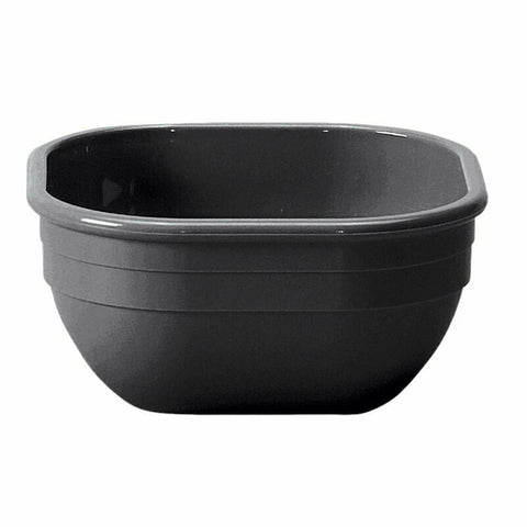 Cambro 10CW110 Camwear 9.4 oz. Black Square Polycarbonate Bowl