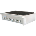 TARB-36 Turbo Air 36" Countertop Charbroiler w/ (6) Cast Iron Burners-Turbo Air