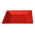 PS3214RD Thunder Group Passion Red 13-3/4" Square Melamine Plate-Thunder Group