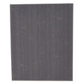 LMD-811GY Winco 8-1/2" x 11" Gray Leatherette Two Panel Menu Cover-WINCO