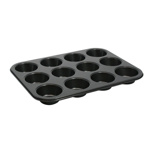 AMF-12NS Winco 12 Cup Non-Stick Aluminum Muffin Pan-WINCO