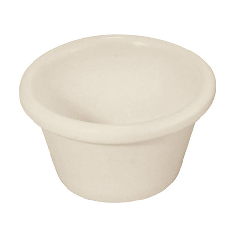 Winco RP-3B Bone Plain Melamine Ramekin, 3 oz