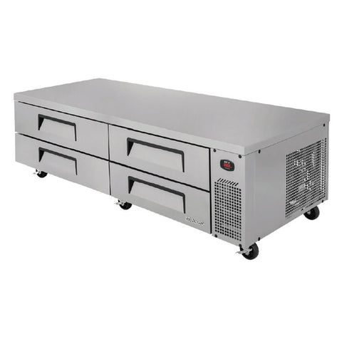 TCBE-82SDR-N Turbo Air  82" 4 Drawer Refrigerated Chef Base