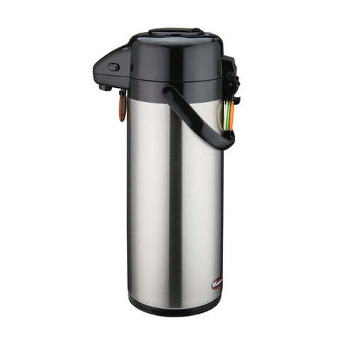 APSP-930 Winco 3.0 Liter Stainless Steel Vacuum Server w/ Push Button Top-WINCO