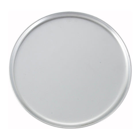 Winco APZC-14 14" Round Coupe Aluminum Pizza Pan