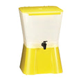 955 Tablecraft 5 Gallon Yellow Beverage/Juice Dispenser-Tablecraft Products