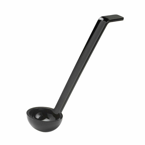 Cambro LD85110 Camwear Black 0.75 oz. Polycarbonate Ladle