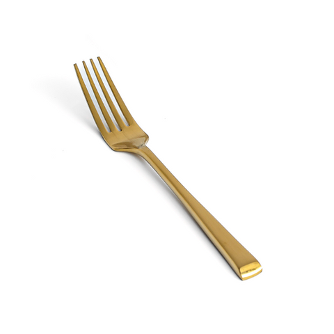 Front of the House FSF006GOS23 Parker 7" Matte Brass Salad Fork