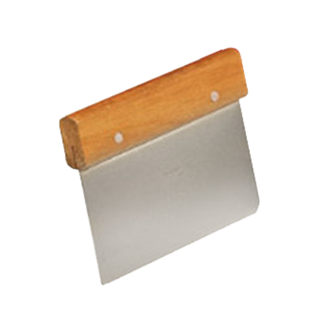 DS6704 American Metalcraft 6" Wide Stainless Steel Dough Cutter/Scraper-American Metalcraft