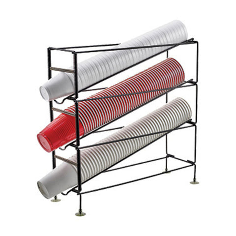 CDR-3 Winco 3-Tier Cup Dispensing Rack-WINCO