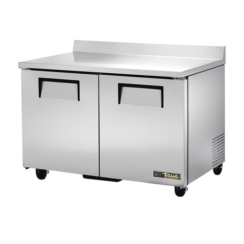 True Manufacturing TWT-48-HC 48" 2-Door ADA Height Worktop Refrigerator with Hydrocarbon Refrigerant