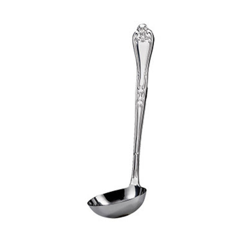 Winco LE-2 2 oz Elegance Stainless Steel Gravy Ladle, 9"