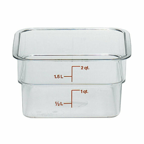 2SFSCW135 Cambro 2 Qt. Camsquare Food Container