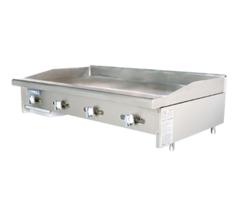 Turbo Air TAMG-48 48" Countertop Manual Gas Griddle, Radiance Series