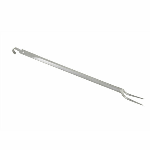 Winco BHKF-21 21-Inch Heavy-Duty Stainless Steel Basting Fork with Hang Hook