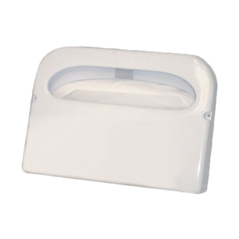 Thunder Group PLTSCD3812 Half-Fold Toilet Seat Cover Dispenser, White Plastic, Wall-Mount