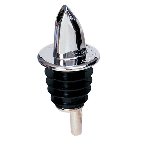 370-00 Spill Stop Chrome-Plated Plastic Free-Flow Liquor Pourer