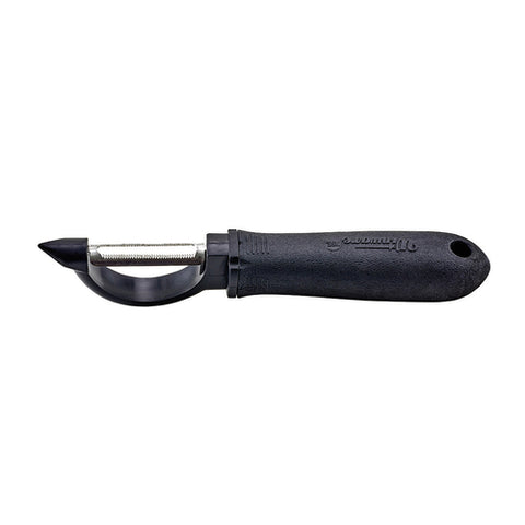 Winco VP-304 Straight Peeler with Serrated Edge and Soft Grip Handle