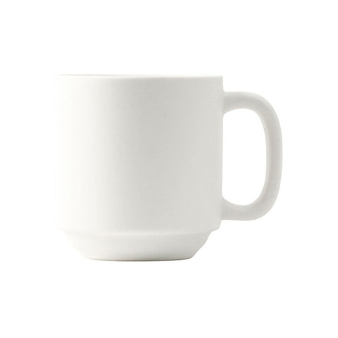 VWM-110J Tuxton Matte White 11 oz. Yukon China Mug