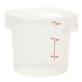6RFSPROPP190 Cambro CamRound® FreshPro Round Food Container, 6 qt.-Cambro