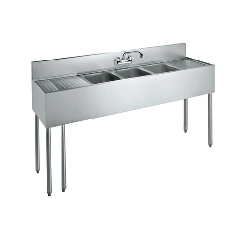 CS-1872 Krowne Three Compartment, Convenience Store Sink - Each