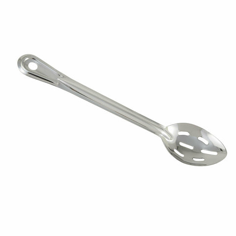 Winco BSST-13 13" Stainless Steel Slotted Basting Spoon