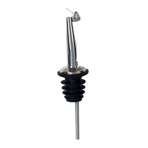Winco PPM-4C Metal Pourer with Tapered Spout and Hinged Cap