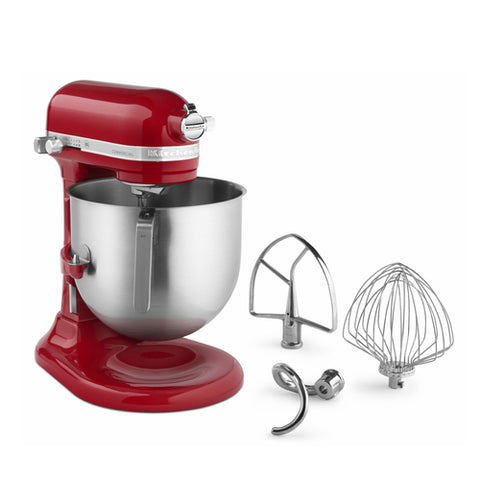 KitchenAid Commercial KSM8990ER NSF Certified 8 Qt Bowl-Lift Stand Mixer (Empire Red)
