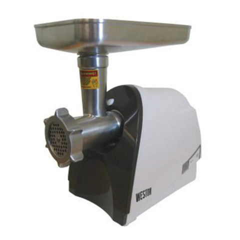 Hamilton Beach 33-0201-W Heavy-Duty Electric Meat Grinder and Sausage Stuffer, #8 Hub, 120V