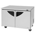 TUR-48SD-N Turbo Air 48" 2 Door Super Deluxe Undercounter Refrigerator-Turbo Air