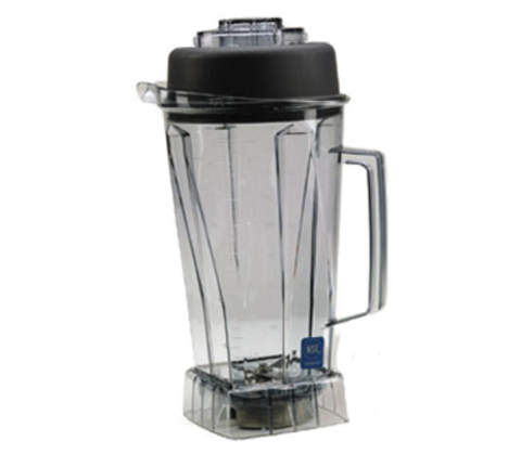 Vitamix 001195 64 oz Clear Tritan Copolyester Blender Jar with Lid and Wet Blade Assembly
