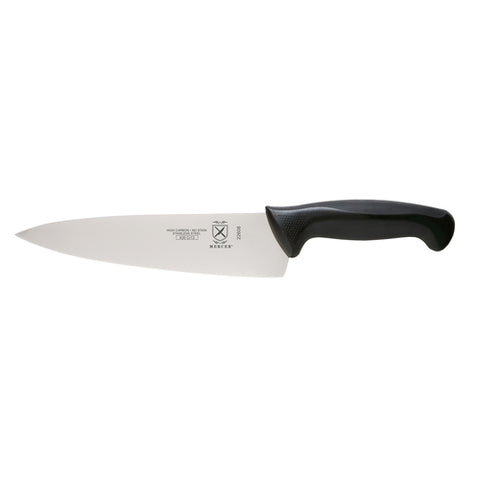 Mercer Culinary M22608 Millennia 8" Chef's Knife with Black Handle