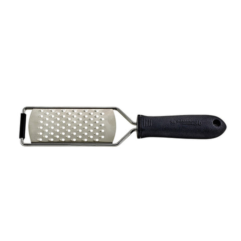 Winco VP-312 10" Handheld Grater with Medium 3mm Holes and Soft Grip Handle
