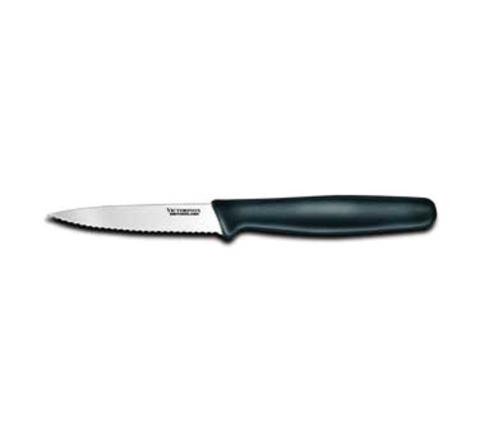Victorinox 6.7633 Swiss Classic 3.25 Inch Serrated Paring Knife, Black