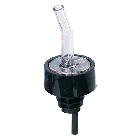 Spill-Stop 320-01 Whiskeygate Clear/Black Liquor Pourer