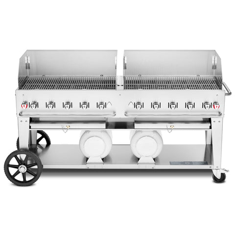 CV-CCB-72WGP Crown Verity 72" Club Series Grill Includes 30" Wind Guards, LP