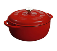 Lodge EC6D43 Enameled Cast Iron Dutch Oven, 6-Quart