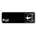 PLIS9302BK Thunder Group 9" x 3" Pull Information Sign-Thunder Group
