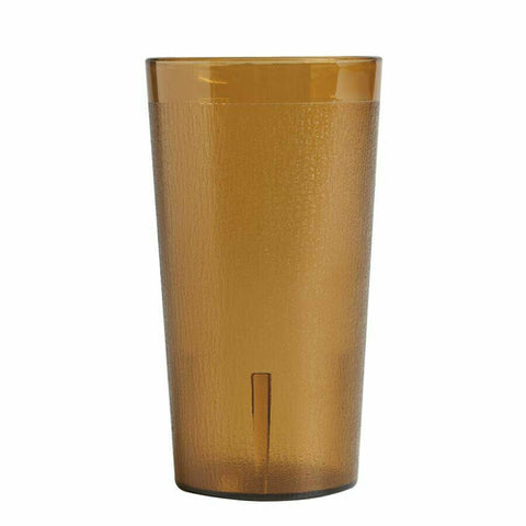 Cambro 3200P2153 Colorware 32 oz Amber SAN Plastic Tumbler