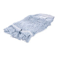 369670B14 Carlisle Medium Blue Finishing Mop Head-CFS Brands
