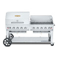 CV-MCB-72RWP-NG Crown Verity 72" Mobile Outdoor Charbroiler Includes Roll Dome, Wind Guard, NG-CROWN VERITY INC.