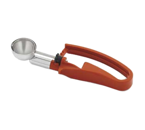 Vollrath 47401 #50 Terracotta Squeeze Handle Disher - 0.65 oz.