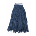 MOP-32C Winco 32 Oz. Blue Yarn Mop Head w/ Cut End-WINCO