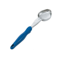 6412230 Vollrath 2 Oz. Heavy-Duty Solid Oval Portion Spoon w/ Blue Handle-VOLLRATH COMPANY
