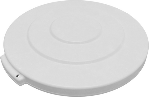 CFS Brands 84101102 Bronco Round Waste Bin Lid for 10 Gallon Container, White
