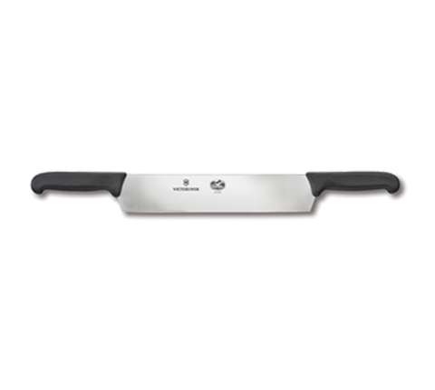 Victorinox Swiss Army 6.1203.36 Cheese Knife with 14" Blade and Double Black Nylon Handles
