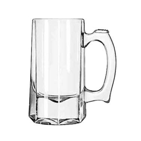 Libbey Glass 5205 - 10 oz Clear Beer Mug/Stein